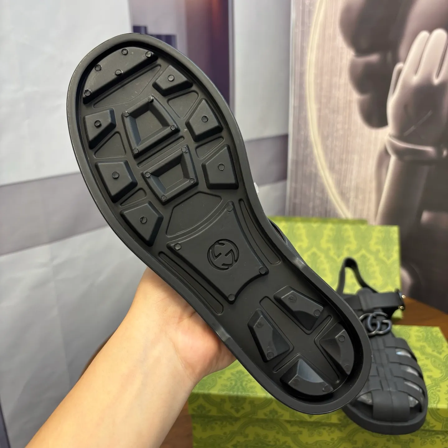 Men's shoes 260💰 [Gucci] Counter quality, top-quality original goods, real photos! Original TPU material, fine workmanship, comfortable; genuine 1:1 replica Size: 36 ~ 46